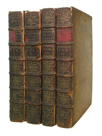 DU HALDE, JEAN-BAPTISTE, S.J. Description . . . de lEmpire de la Chine.  4 vols.  1735